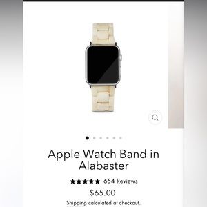 Brand new machete alabaster watch band rose gold fits 38mm/40mm/41mm Watch ⌚️